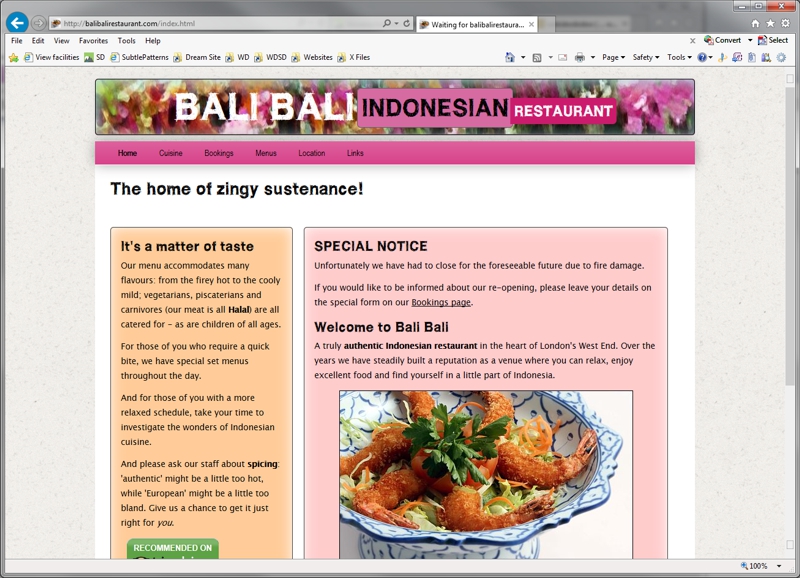 Bali Bali Indonesian Restaurant