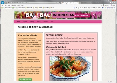 Bali Bali Indonesian Restaurant